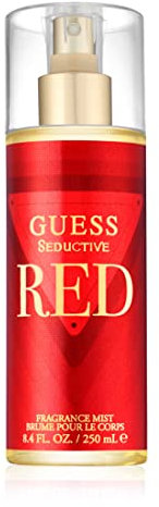 GUESS Seductive Red, Acqua Profumata per Donna, Fragranza Gourmand, Ciliegia, Vaniglia, Pepe Rosa, Scento Sensuale, 250 ml