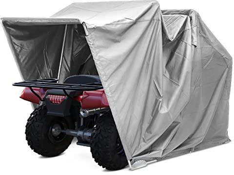 Zeltgarage/Faltgarage für Motorräder und Quads/ATVs XXXL grau