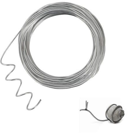 10 meter aluminiumtråd, silverfärg, 3 mm tjock, skulpturtråd, böjbar metalltråd för dockskelett och hantverk