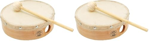 FUZEAU 70626 Tambourin 15 cm ohne Schellen (Packung mit 2)