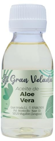 Gran Velada - Aloe Vera Öl 100 ml | Natürliches Pflegeöl für Haut und Haare, Antioxidative Wirkung, Feuchtigkeitsspendend, Ideal für DIY Kosmetik, Anti-Aging Effekt, Mazerat aus Sonnenblumenöl