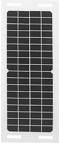 Caricabatterie Solare per Auto in Silicio Monocristallino Flessibile con Cavo di Ricarica 3 Metri 18V 5W Accessori Professionali per l'uso