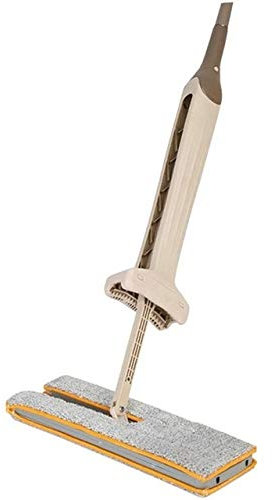 Balai Plat Double Face sans Lavage à la Main Balai à Franges pour parquet Balai à Franges à poussière Outils de Nettoyage ménager Décoration Poursuivre Le Bonheur