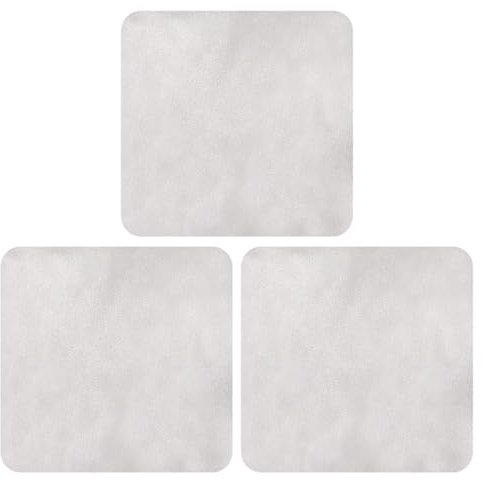 WUSJCOF Lote de 3 paños de limpieza de microfibra ultrafina, suaves, lavables y reutilizables, ideales para limpiar gafas, cámaras y tabletas (14 x 14 cm, gris).