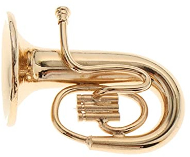 Folpus Miniatur Tuba Modell /12 Puppenhaus Dekor