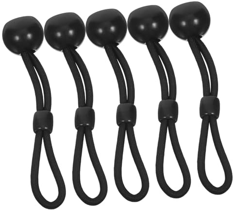 DIYEAH 5piezas Cuerda Elástica Bolas para Persianas Enrollables Amarres Elásticos de Seguridad Fijación para Cortinas Cuerdas Resorte Bola