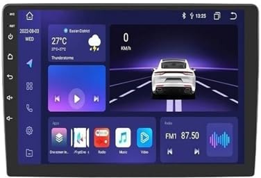 Sistema de navegación por vídeo con reproducción de Coche. Estéreo para Coche Android 12 de 10,1, 6+128 GB, GPS, Radio, WiFi, DSP, CarPlay