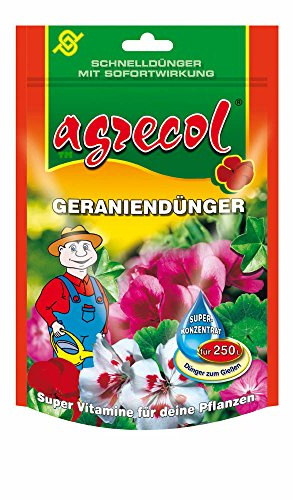 Premium Pelargoniendünger Geraniendünger mit Schnellwirkung - für 200 l Wasser hochkonzentriert und hochergiebig