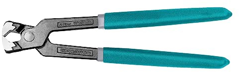 Total - Front Cutting Pliers | Cuts Wire, Cable & Plastic | Ergonomic Non-Slip Chrome Vanadium Handle | Versatile Pincers for Tool Belts | Professional VDE Cutter, Schwarz, 200 mm