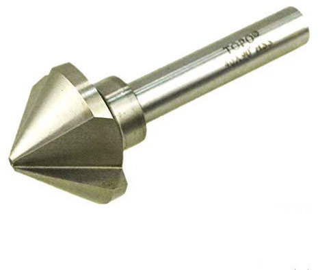 KATSU Kegelsenker Satz 90 Grad HSS 6542 Senkbohrer 35mm 3-Nuten-Fasenschneider Bohrer für Holz-Stahl-Metall-Werkzeugmaschinen, Positionierbohrer-Fräser 12740619