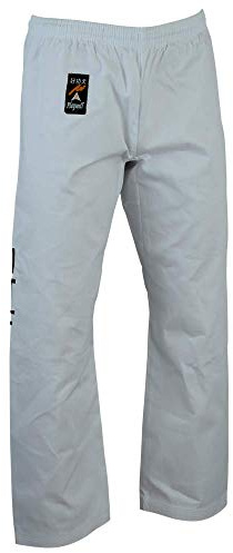 Playwell ITF vit Taekwondo träningsbyxor byxor – ny Vitt 3/160cm