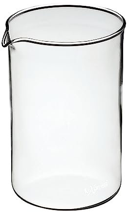 La Cafetière French Press Coffee Maker Replacement Glass Beaker, 850ml