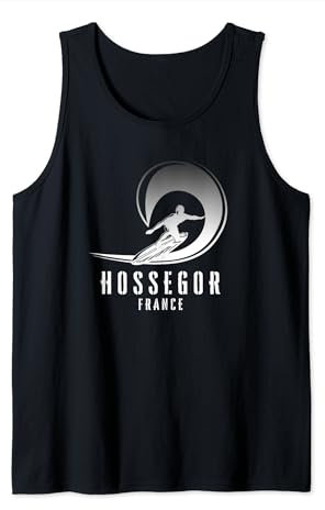 Surf Hossegor, Surfen Hossegor in Frankreich, Pfeifensurfer Tank Top