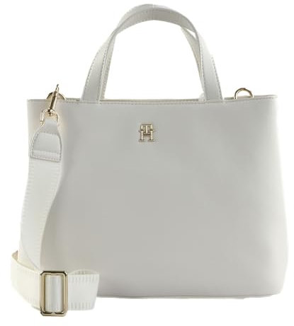 TOMMY HILFIGER TH Essential SC Satchel Corp Ecru