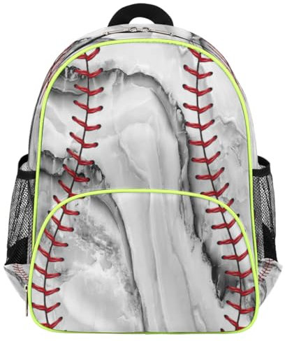 WowPrint Kinderrucksäcke mit Marmor-Softball-Design, für Mädchen, Jungen, Kinder, weicher süßer kleiner Kleinkind-Rucksack, Schule, Kindergarten, Büchertasche, Reisen, lässiger Tagesrucksack, farbig,