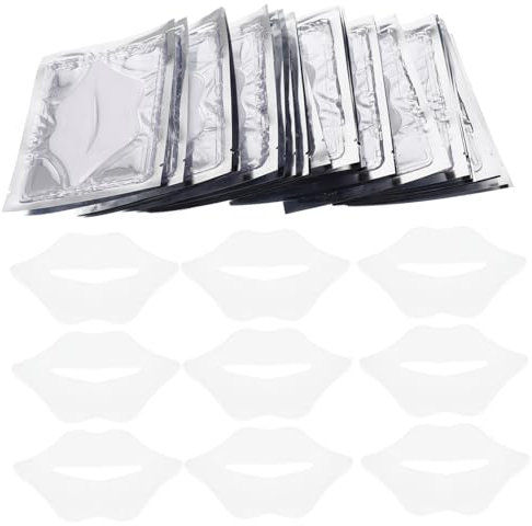 HAKIDZEL 25St Goldene Augenklappe Lippenpflege Pads feuchtigkeitsspendende kinder lippenpflege lip mask werkzeug Lippenpflegeprodukte Peeling-Lippenmasken nähren Kosmetik Gel