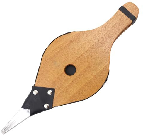 POFET 14,8 x 5,4 Briquet à Soufflet en Bois pour cheminée, Soufflet à air en Bois pour Camping en Plein air, Barbecue, Marron