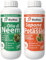 Olio di Neem - insetticida naturale biologico solubile in acqua (1 litro) + Sapone Molle di Potassio (1 litro)