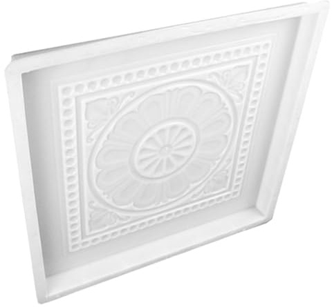 Homoyoyo Molde Para Baldosas De Reutilizable Molde De Hormigón Práctico Diseño Fácil De Usar Para Jardines y Patios 40x40cm 3.5cm De Grosor
