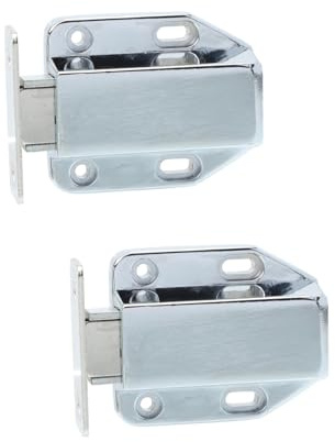 Angoily 2stücke Magnetischer Türdämpfer Zinklegierung Für Schranktüren Einfach Zu Installierender Selbstschließender Beschlag Für Schränke Und Langlebig Und Geeignet Für