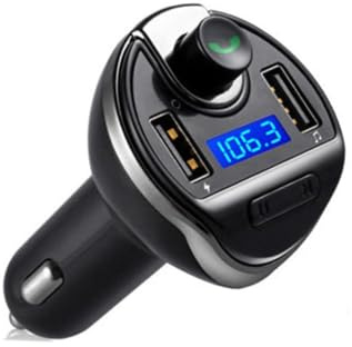 Homoyoyo Trasmettitore Fm Per Auto Modulatore Wireless Con Caricabatterie Usb Microfono Integrato Con Soppressione Rumore Compatibile Con Smartphone e Dispositivi Multimediali