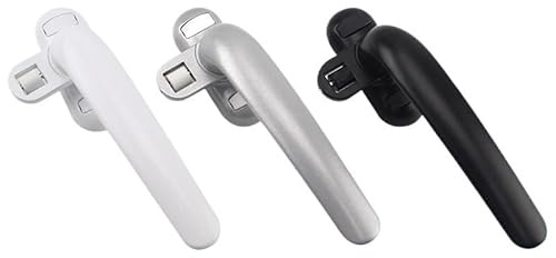 Window Handles 1 Pcs Aluminum Alloy Push Pull Inside And Outside Open Window Door Handle With Buckle Window Handle(WHITE,Right)
