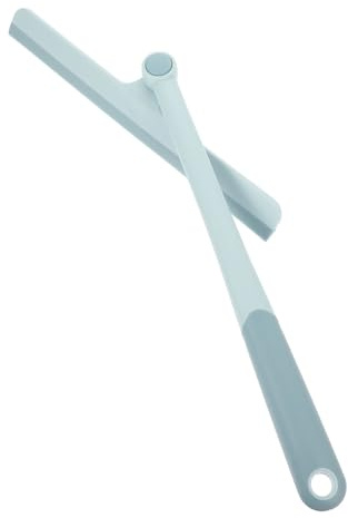 NOLITOY Tergivetro Per Doccia 360° Rotante Impugnatura Antiscivolo e Lama Piatta, Detergente Per Vetri Domestici Per Bagno, Cucina e Finestre, Pulizia Rapida Ed
