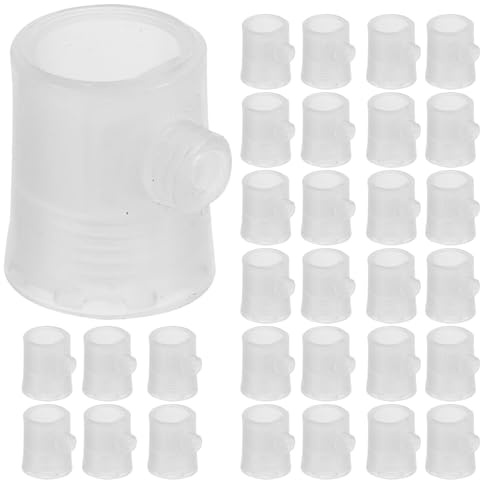 ELAYARD 50 Pezzi Pressacavi M10 Filettati in Plastica Trasparente per Lampade a Sospensione Fermacavi Elettrici Professionali per Cavi di Alimentazione Accessori per Illuminazione Retrò