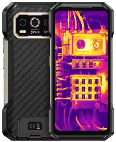 QDWANGUK Armor 27T Pro 5G Téléphone robuste imagerie thermique 10600 mAh Android 14 Smartphone 50 MP + 64 MP Caméra de nuit 6,7 pouces 24 Go+256 Go NFC