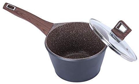 Pentola per il Latte Household Baby Food Supplement Piccolo latte Pentola for cucinare un piccolo POT della minestra antiaderente 18 centimetri con il coperchio per Uso Quotidiano