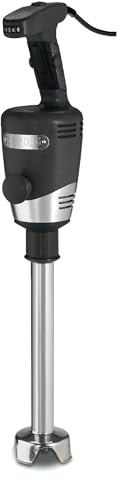 Waring Commerical WSB50 Big Stix Heavy Duty Immersion Blender, 12 Removable Shaft, 1 HP/700 Watt Variable Speed Motor, 120V, 5-15 Phase Plug,Black/Silver