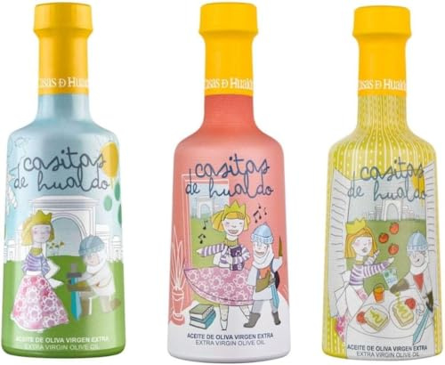 CASITAS DE HUALDO Aceite de Oliva Virgen Extra PARA NIÑOS 250ml - pack de 12 botellas