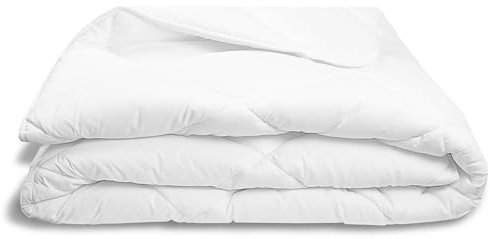 ZOLLNER Trapunta quattro stagioni - piumone annuale in 240x220 cm morbido e traspirante - imbottitura in poliestere - lavabile a 95°C - Qualità alberghiera - Certificato OEKO TEX (R)