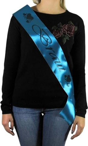 Schärpe Hochzeit, Satinband, Wunschdruck, Schriftfarbe, Geburtstag, Schärpe Junggesellenabschied, JGA Accessoires, Schärpe für Frauen, Hen Party, Schärpe für Damen, Abschlussball, Veranstaltung.
