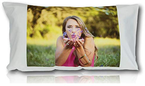Personalised Pillow Case Collage Printed Photo Lovely Gift Photo Gift Custom Made Large 48cm Print PILLOW CASE 45 x 75cm Fathers Day