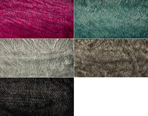 Fabrics-City pink Kunstfell Fellimitat Stoff ab 2m, Kuschelfell, Zottelfell, Teddyfell, Plüschstoff für Nähen, Dekoration, Kostüme, Teppiche, Kinder & DIY-Projekte, 4617