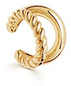 Brandlinger ® Ear Cuff Silber 925 (1 Stück). Ohrklemme gold. Schmuck Damen vergoldet mit 18 Karat (Silber und Gold) für Frauen und Mädchen.
