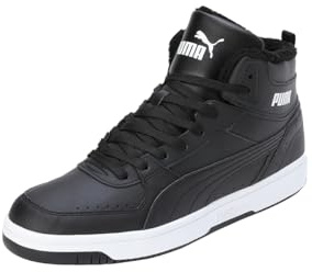 PUMA Unisex-Sneaker Rebound Joy Fur, Schwarz, 40.5 EU