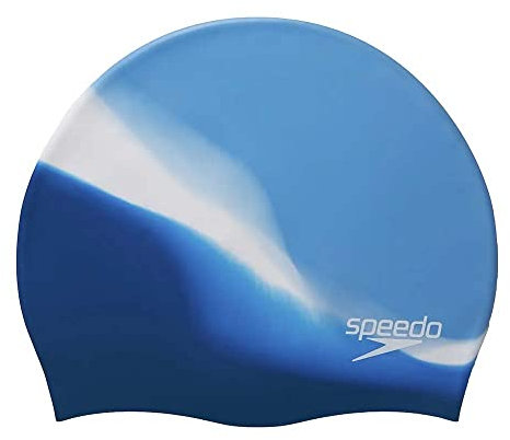 Speedo SILIKON-Badekappe MEHR./BLAU - -