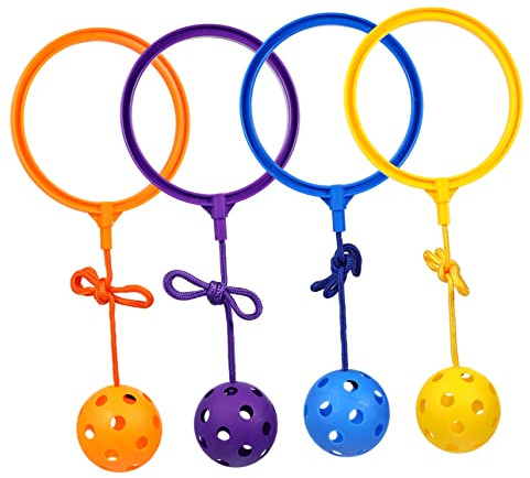 4stücke Skip Ball Knöchelspielzeug Für Junge Mädchen Bunte Sprungbälle Zum Üben Und Spielen Drinnen Und Draußen Fördert Beweglichkeit Und Fitness