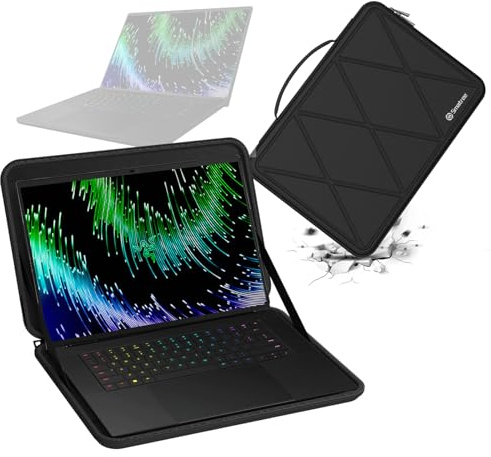 Smatree Hard Eva Schutzhülle Tasche Kompatibel für 16 Zoll Razer Blade 16 2025/2023/2024 Laptop und Anti-Shock Notebook Tasche (X8285)