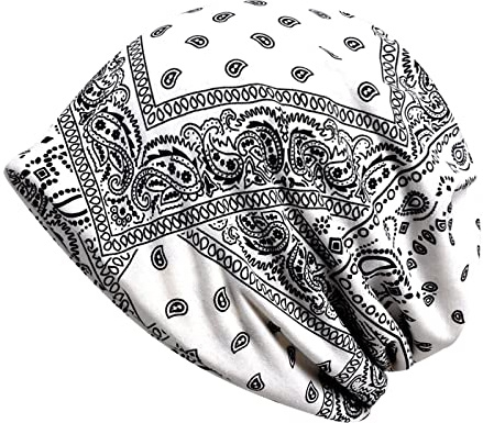 Slouchy Beanie Mütze Damen Sommer Beanie Turban Chemo Cancer Kopfbedeckung aus Baumwolle Schlafmütze Sommermütze Turban Kopfbedeckung