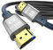 jojobnj 8K HDMI Cable 1m, High Speed HDMI Cable 48Gbps 8K@60Hz 4K@120Hz, HDCP 2.2 & 2.3, DTS:X, HDR 10 Compatible with Roku TV/eARC/3D/PS5/HDTV/Laptop/Blu-ray (Silver)