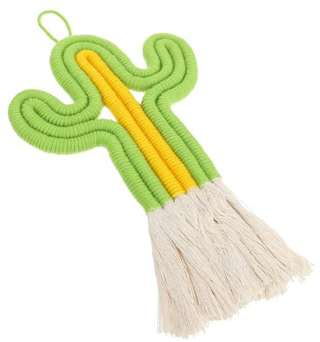 ORFOFE 1 Stück Handgewebter -wandbehang Baumwollseil Quaste Ornament Heimdekoration Für Party Konferenzraum Tür Schlafzimmer Küche Hochzeit Geburtstag Shop