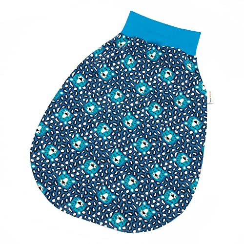 SÜSSE ZWERGE Strampelsack Baby Leopard - ab Frühchen Größe 40-44 - handmade - Öko Tex Stoffe