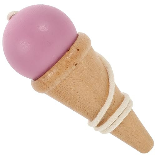 KONTONTY Tragbares Kendama Spielzeug Kinder Holz Kendama Spielzeug Zur Hand Augen Koordination Kinder Ballspiel