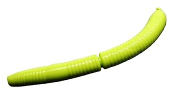 pro-bite Libra Lures Fatty D`Worm 75mm | Forellenköder Supersoft | Inhalt: 8 Stück | Aroma: Käse (027 / Apple Green)