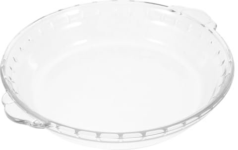COLLBATH Piatto Per Torta in Vetro Da 8 Pollici Teglia Per Torta Resistente Al Calore Trasparente Per Forno a Microonde Uso Domestico Cucina