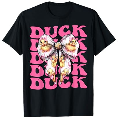 Coquette Bow Pato de goma Patito Chica Mamá Mamá Camiseta