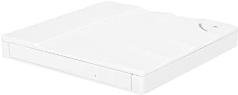 Bewinner1 External Optical Drive, USB 3.0 Touch-Type DVD Burner compact disk burning Support 12cm and 8cm Accessory for Notebook/Desktop/ (White)